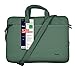 Trust Bologna Sustainable Slim Laptop Bag 16 Inch with Shoulder Strap, Eco Bag, Recycled Plastic Laptop Case, RPET Work Bag, Lightweight Carrying Case for Travel, Business, Office, School - Green Trust Bologna Sustainable Slim Laptop Bag 16 Inch with Shoulder Strap, Eco Bag, Recycled Plastic Laptop Case, RPET Work Bag, Lightweight Carrying Case for Travel, Business, Office, School - Green