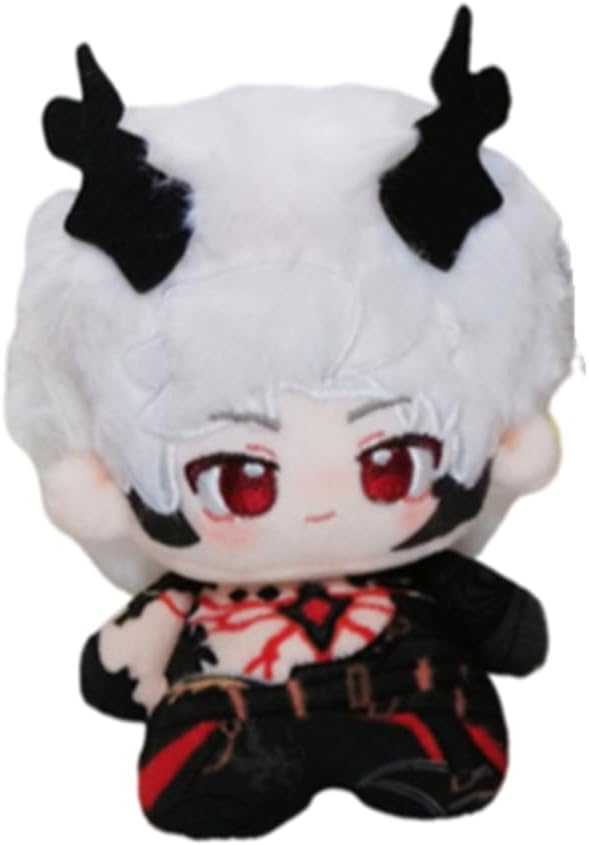 Love and Deepspace Sylus Qin Che Devil Dragon Plushies Keychain Cosplay Plush Pendant Merch Gifts 4"