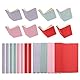 PATIKIL 14x10 Buchbindetuch, 8 Stück Buchumschlag Buchbindetuch Buchbindereparaturtuch Buchbindetuch für Buchbinden Buchkunst Nähen DIY Handwerk, Rot/Rosa/Lila/Grün