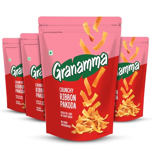 See full amazon price history chart for Granamma Crunchy Ribbon Pakoda| Pack of 4, 500g| Traditional South Indian Snacks| Ready-To-Eat Snack| Fresh Oil Used in every Batch| No Added Preservative (125g x 4) Granamma Crunchy Ribbon Pakoda| Pack of 4, 500g| Traditional South Indian Snacks| Ready-To-Eat Snack| Fresh Oil Used in every Batch| No Added Preservative (125g x 4) (B0CQZRGCLZ) Amazon Price History, Amazon Price Tracker