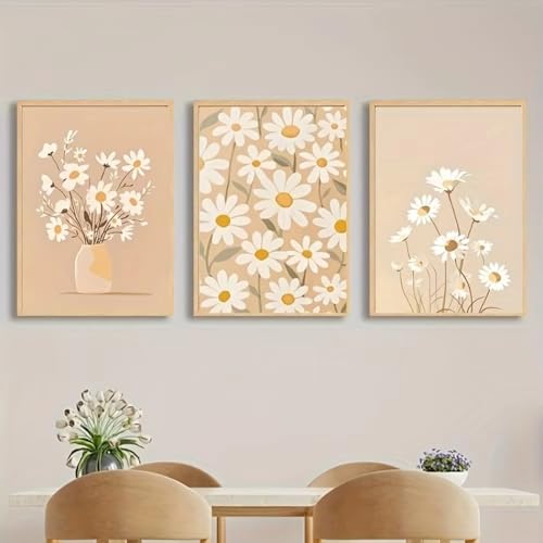 Tableau aquarelle prairie fleurie pour illuminer un salon sombre