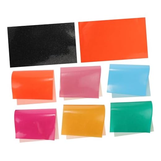 Lurrose 8 Hojas Gelatina De Cuero Artesanía De Cuero Gelatina Suministros De Artesanía Bolsa De Gelatina Materiales Pendiente De Materiales Suministros De Bricolaje Bolsa De Materiales