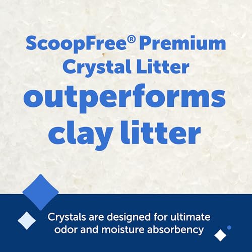 Image of PetSafe ScoopFree Premium Crystal Litter, Fragrance Free, 4.3Lb Bag, Litter (Pack of 8)