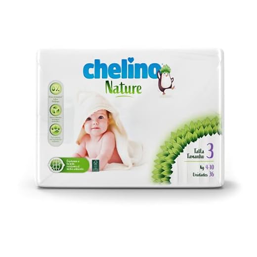 Chelino Nature Pañal Infantil Talla 3 (4-10 kg), 216 Pañales