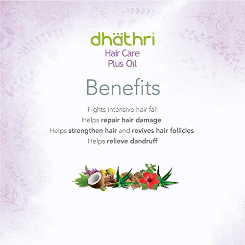 Image of dhathri Hair Care plus Herbal Oil 100 Ml and Chemparathi Thaali Shampoo 100 Ml - Total 200 Ml
