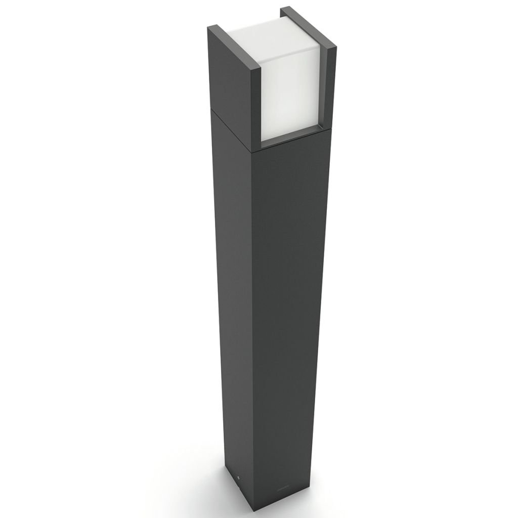 Signify Philips myGarden Arbour LED Outdoor Post Light, 1 x 6 W Integrated LED Light, Black,2.235 Kg,164639316