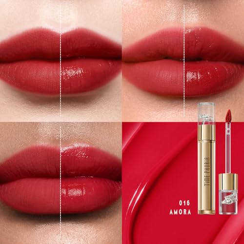 Image of Elixir Velvet-Shine Switching Lip Tint, 2-in-1 Velvet & Shine Lip Cream, Hydrating Long Lasting Liquid Lipstick, Blurs Lip Lines, Lightweight Non-Sticky with Vitamin E 016 Amora