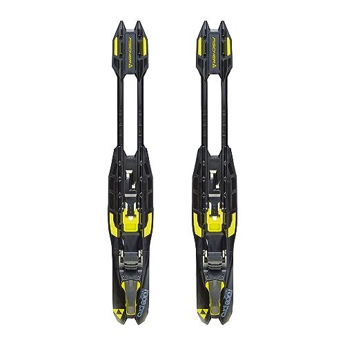 FISCHER Race Pro Classic IFP No Tools Installation Cross-Country Nordic Ski Binding, Black/Yellow