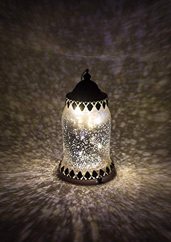 ✨ Lampada led realizzata a mano in vetro di alta qualità e dotata di una solida base in metallo.