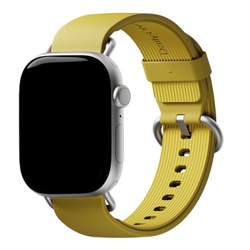 Image of DailyObjects Ellipse Leather Watch Strap Compatible with Apple Watch Series 11 /10 (42mm) | Series 9 /8 /7 41mm, SE3 /SE2 /SE /6 /5 /4 (40mm) | Series 3 38mm -Watch Not Included