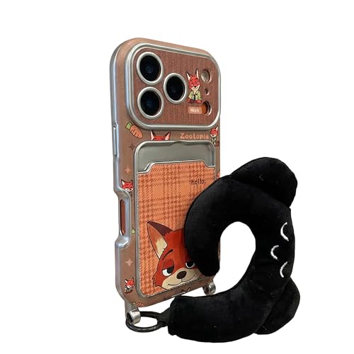 Booaee iPhone 16 Pro �p �P�[�X �Ή� �Y�[�g�s�A �X�g���b�v�t���J�[�h�|�P�b�g�t�� �d�C�߂��� ������v �t�@�b�V���� ���G�� �w��h�~ ���h�~ �����h�~ �ϋv���̂���