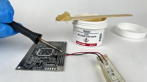 Image of MG Chemicals 8341-50ML No-Clean Soldering Flux Paste, 49.0 g Jar, Pack of 1