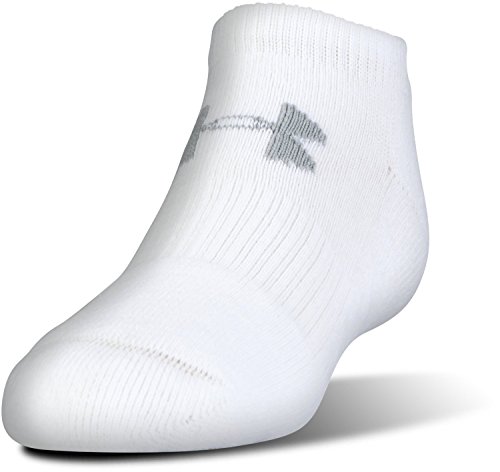 Under Armour Boy`s Charged Cotton 2.0 No Show Socks (6 Pack)2