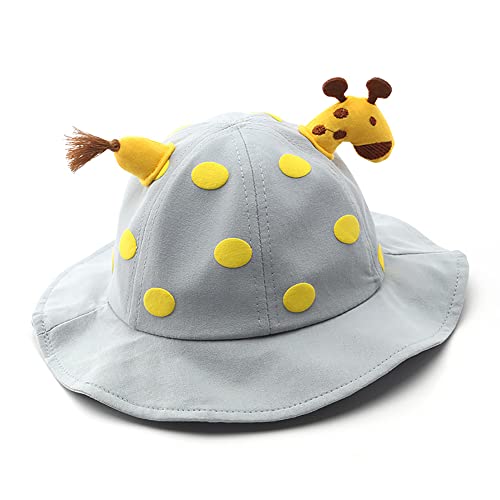 Toddler Hat Cute Giraffe Bucket Hat Sun Protection Hat Outdoor Camping Hat for 1-4 Years Boys Girls4