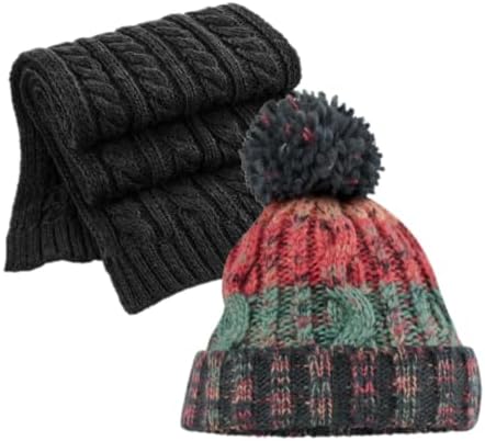 Multicolour Beanie and Scarf Winter Accessory Gift Sets