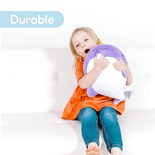 Snuggie Buggies Narwhal Stuffed Animal Ultra Soft Plush Cute Narwhal Toy Plushie Stuffed Animals for Kids - Image 7