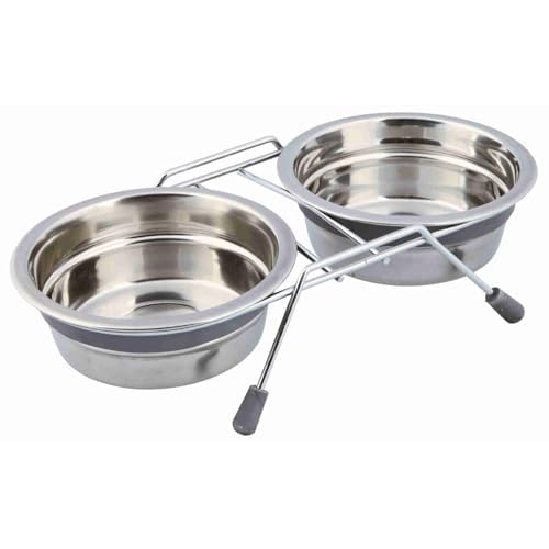Trixie Eat on Feet 2 Futternäpfe für Hunde, 0,45 l, 6 Stück