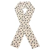 [ハセガワ] 和装 半衿 半襟 ポリエステル 日本製 (猫/ベージュ)