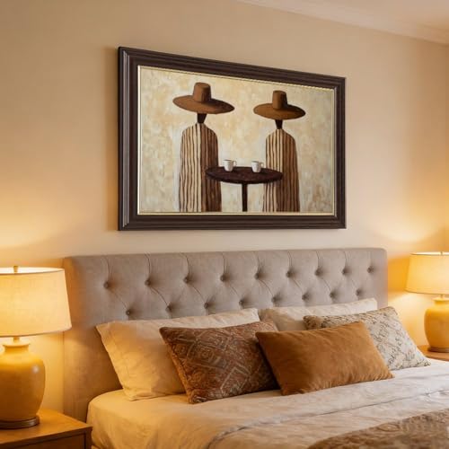 Poster sur toile figurines abstraites art mural de luxe - 4