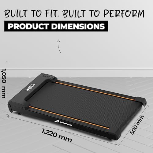 Image of Compact Lite 3HP Peak BLDC Motor Walkpad Treadmill with Remote Control | 120 kg User Capacity Walking Pad| 10km /h Max Speed | LED Display with Under-Desk Design | Home Use