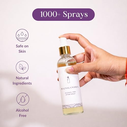 Image of Alcohol-Free Rajnigandha Attar Spray - Natural Long-Lasting Fragrance for All-Day Freshness & Floral Aroma.