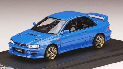 ホビージャパン MARK43 1/43 スバル インプレッサ WRX タイプR Sti Ver.1997 (GC8) スポーツホイール ソニックブルーマイカ 完成品