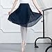 Deesorxin Ballet Skirt for Women Long Wrap Skirt Navy Blue