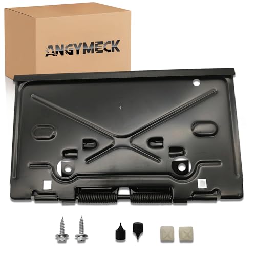 Rear License Plate Flip-Down Tag Bracket Kit Compatible with Chevrolet Camaro 1969 Chevelle 1968-1972 Impala 1968-1970 Monte Carlo 1970-1972 Caprice Bel Air Biscayne Nova