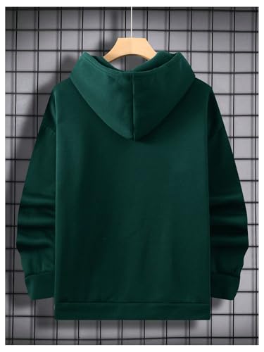 SOLY HUX Men's Hoodies Letter Graphic Drawstring Long Sleeve Sweatshirt Casual Streetwear Pullover Tops2