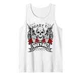 Prêt à porter ce superbe design. Pour tous les amateurs de musique, le rock classique, le hard rock, le rock and roll des années 50 et tous les membres d'un groupe de rock. Idéal comme cadeau de Noël Rock and Roll pour hommes, femmes, garçons ou filles. Design Rock N Roll dans un style rétro vintage.