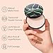 OETUIOW Mushroom Head Air Cushion CC Cream with Setting Powder Makeup Set, Controls Shine & Smooths Complexion, Blurs Fine Lines & Imperfections, Even Skin Tone for All Skin Types (Natural Color)