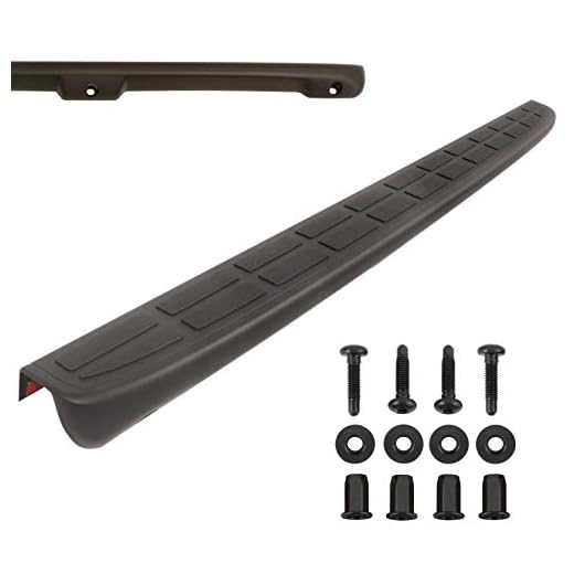 IAMAUTO 19535 Tailgate Spoiler Cap Moulding Top Protector (Hardware Included) for 1999 2000 2001 2002 2003 2004 2005 2006 Chevrolet Silverado and GMC Sierra