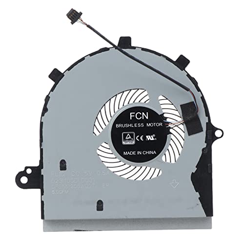 Mllepjdh Ventilador de 4 pines y 4 cables para computadora portátil, disipador de calor silencioso para portátil Dell17 7786 P36E I7786-7199SLV-PUS 0GCN3G