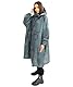 Jubi® Regenponcho Damen aus 100% Recycled Polyester - Grün- Nachhaltig, Leicht & Wasserdicht