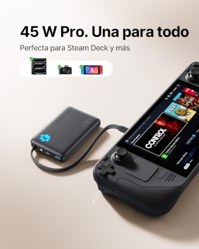 Miniatura 5 de INIU 45W Carga Rapida Tablet Power Bank, Pequeño 10000mAh Batería Externa