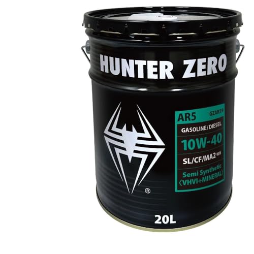 Amazon | Hunter Zero 車用 モーターオイル 20L [10W-40/SL/CF/MA2