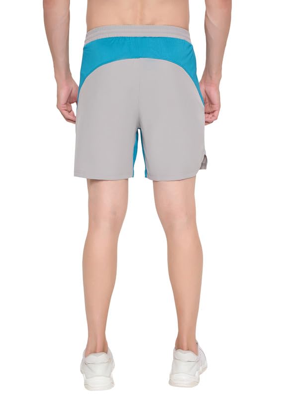 Image of John Players Colourblocked Running Shorts with Pocket