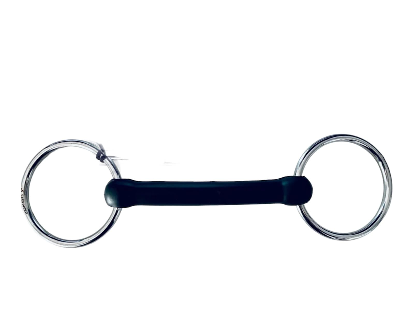 UKSALES25 Loose Ring Rubber Mouth Snaffle Bit Horse Bits (6.0)