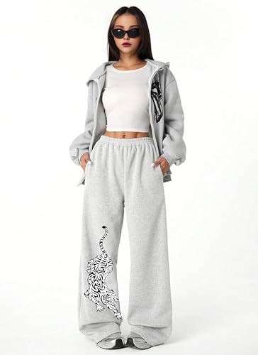 Image of Girls Cargo Pants High Waist Loose Fit 6 Pocket Baggy Cargo Pants for Kids