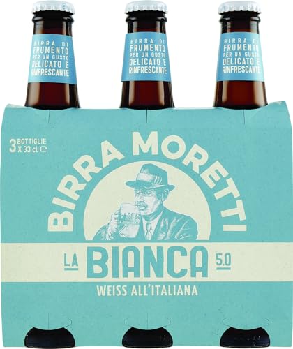 Birra Moretti La Bianca, 3 x 33cl