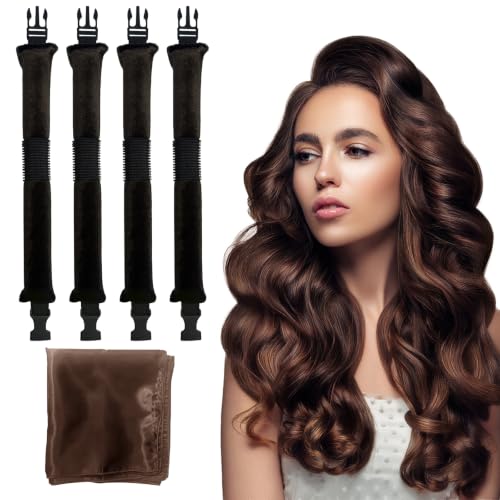 HAIOLORPRO Heatless Hair Curler Velvet, Heatless Curls Overnight Hair Curlers to Sleep in, Overnight...