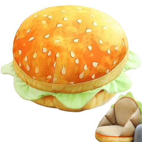 Coussin hamburger farci 40 cm oreiller cheeseburger 3D