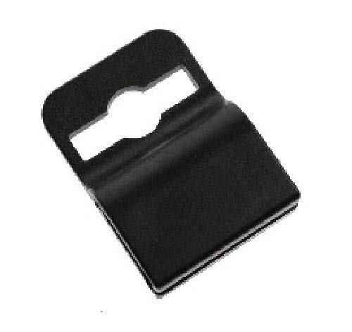 Identity-Plus: Black ID Pass Card Gripper Clip (50)