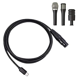 USB Type C naar XLR-adapter | USB Type C naar XLR-adapter – Audiokabel voor microfoon Versterker Luidsprekerkabel, hoogwaardige audiodatakabel Ingebouwde high-end chip Linsition