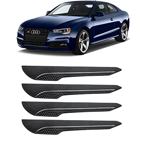 Image of AOSIS-Car Bumper Protector /Bumper Guard for Audi S5 with Single Chrome Stripe (4-Pcs)