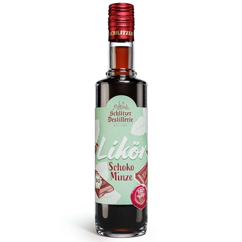 Schlitzer Bio Schoko-Minz Likör 30% vol. - Verführerische Kombination aus Schokolade und Minze,...