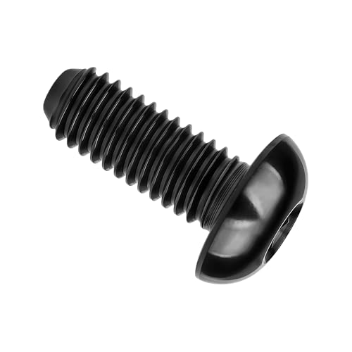 Image of Titanium Bolt M3 8 10 12 15mm Allen Key Head Screws for Bicycle Pack of 4 (Black, M3x12mm)