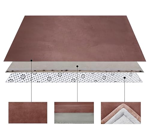 Tapis tatami en velours corail épais grand confort pour chambre bébé - 6