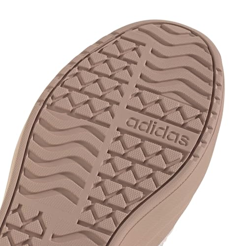 Image of adidas Womens Vl Court Bold Lace Up Sneakers Shoes Casual - Pink