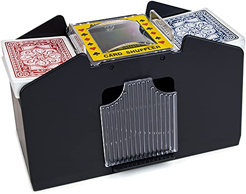 Casino Card Shufflers, Automatic Card Shuffler, Electric Card Shuffler 4 Decks Machine For Classic Poker & Trading Card Games #TOP7